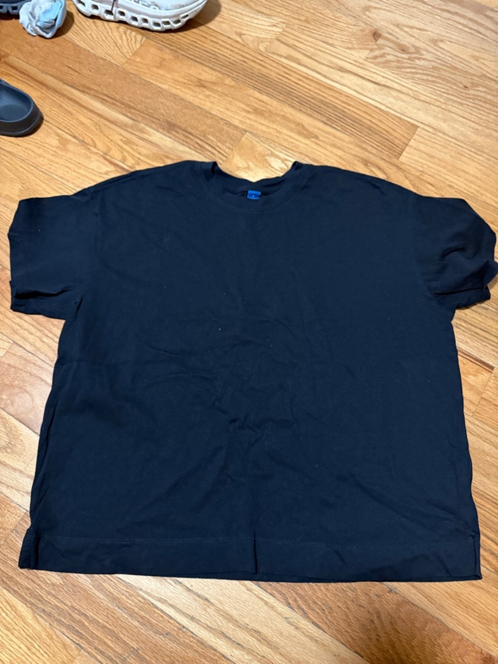 Old Navy Black Short Sleeve Crewneck Tee